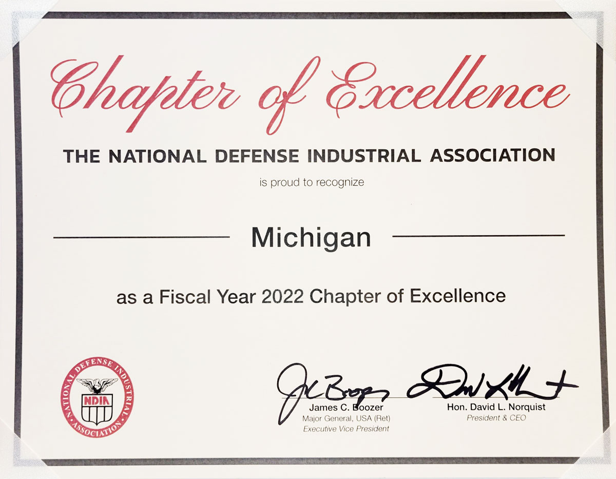 Chapter of Excellence